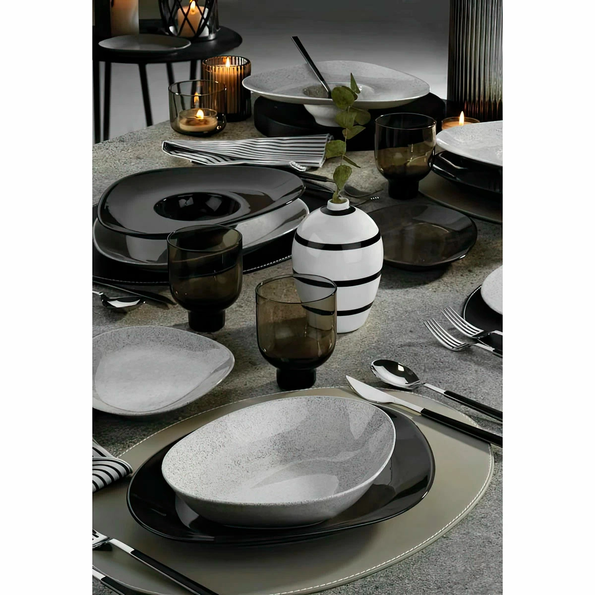 3 Тарелка глубокая Kutahya Galaxy 25см, бежевый фото 3