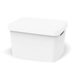 Ящик для хранения 17л Ambient Folk, белый