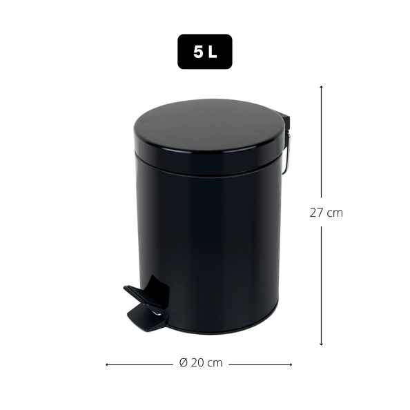 Ведро для ванной Spirella Sydney 5л фото 2