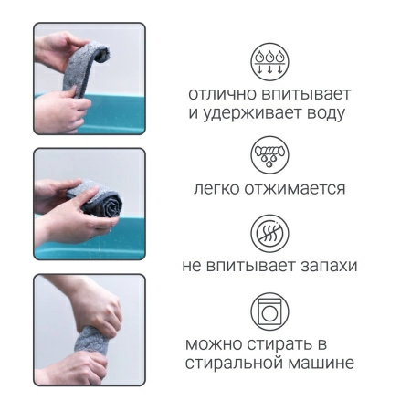 Насадка Hausmann для швабры Care Clean HM-67 фото 8