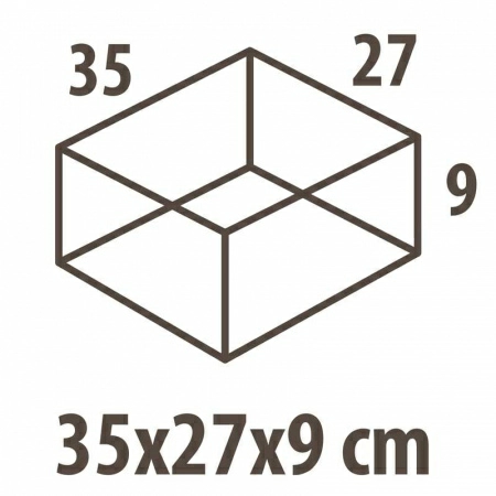 Органайзер для хранения Hausmann Paisley 35x27x9см, бежевый фото 3