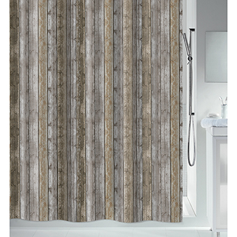 Штора для ванной комнаты Spirella Roman, цвет коричневый