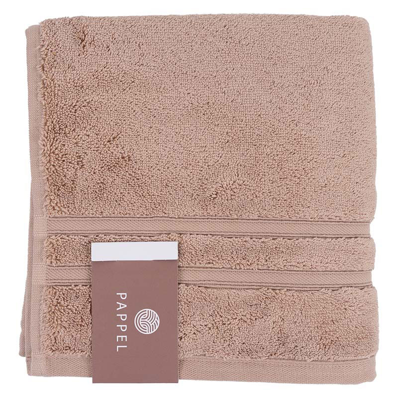 Полотенце махровое Pappel Cirrus/S 70x140см, цвет бежевый фото 2