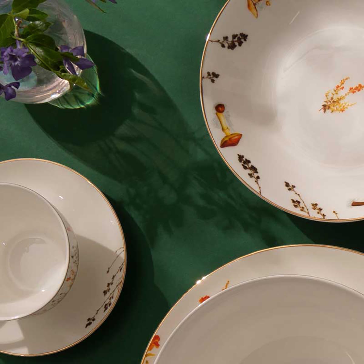 Тарелка десертная Zapel Mushroom 21см фото 3